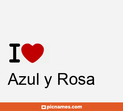 Azul y Rosa